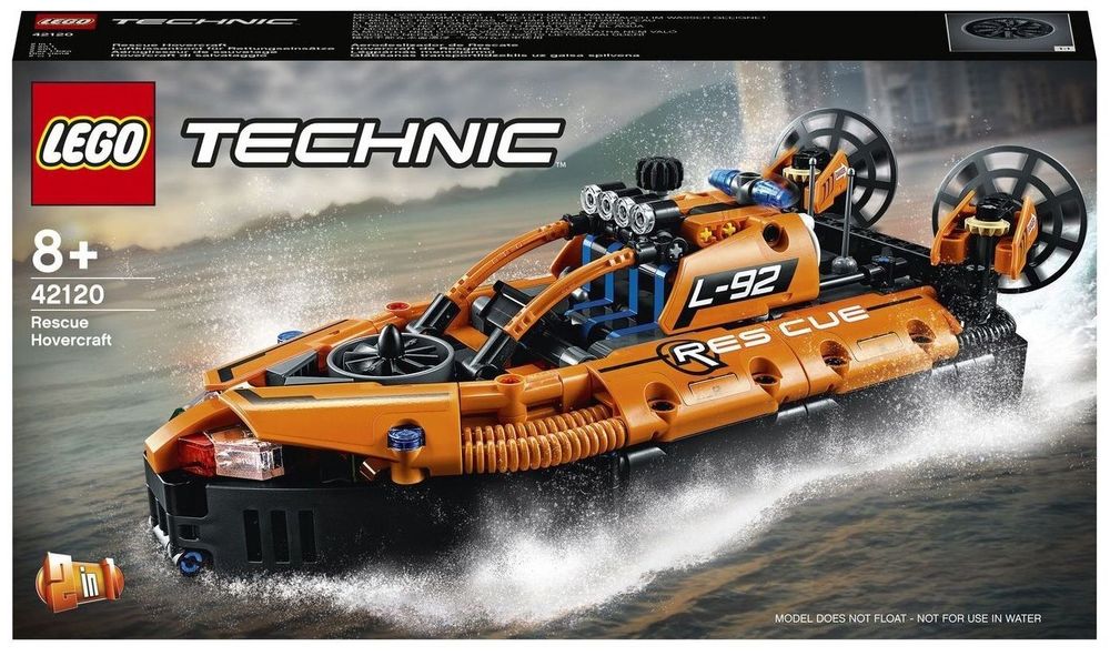 Конструктор LEGO Technic 42120 Спасательное судно на воздушной подушке