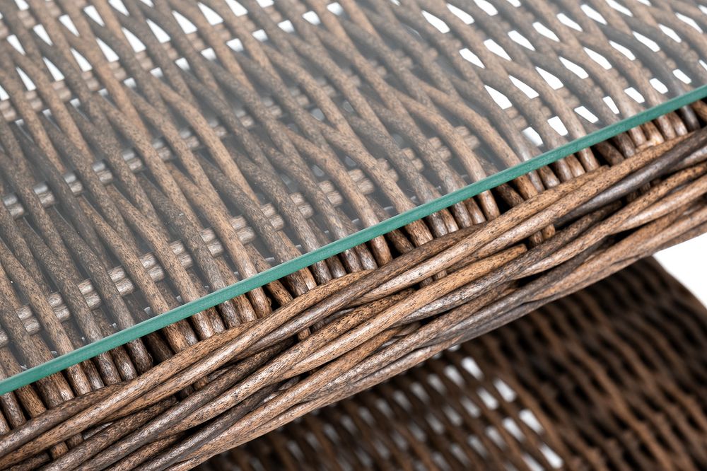 "Толедо" лаунж-зона из искусственного ротанга, цвет коричневый