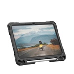 Защитный чехол с подставкой UAG Plasma для iPad (A16 | 2025) и 10-го поколения (2022) Чехол с регулируемым ремешком-держателем и защитным покрытием для экрана. Есть отсек для Apple Pencil или аналогичного стилуса