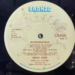 Винтажная виниловая пластинка LP Uriah Heep Wonderworld (Дания 1974)