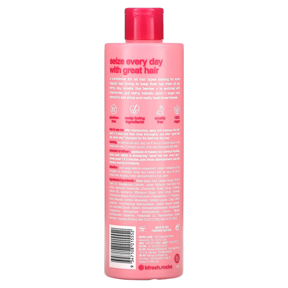 b.fresh, Good Hair Day Every Day, кондиционер для ежедневного ухода, для всех типов волос, Berry Bliss, 355 мл (12 жидк. унц.)