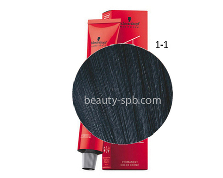 Schwarzkopf Professional краска для волос Игора Royal цвет 1-1 Черный сандрэ 60мл