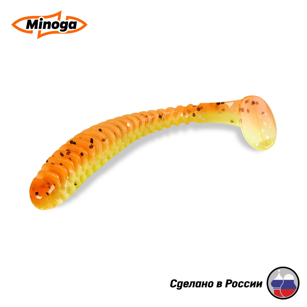 Силиконовая приманка "Minoga" ACTION 2,0"(10шт) 50мм, 0,69гр, цвет 324