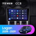 Teyes CC3 9" для Renault Logan 2004-2009