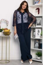 Костюм Кружевная история (синий) К13799-13М LT Collection