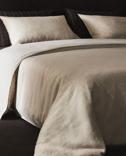 ZARA HOME ОДНОТОННЫЙ ПОДОДЕЯЛЬНИК, СВЕТЛО-БЕЖЕВЫЙ