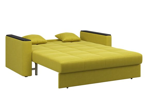 Диван Неаполь 1,2 - Велютто/Velutto  28 оливковый/накладка венге