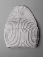 Шапка женская на осень рваная