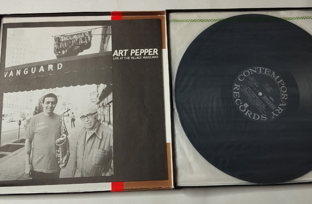 Винтажная виниловая пластинка LP Art Pepper Live At The Village Vanguard (Japan 1980) (Obi)