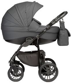 Детская коляска Indigo Indigo Special New 3 в 1 с автокреслом Avionaut Cosmo Is09 т.серая кожа