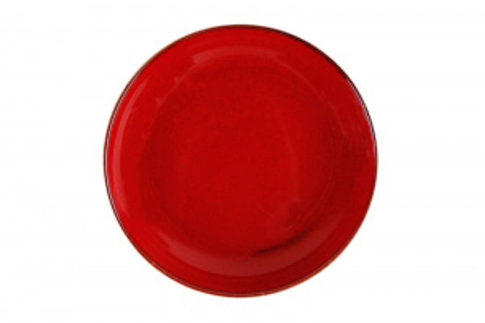 Салатник полуглубокий d 22 см h 4 см 835 мл фарфор цвет красный Seasons