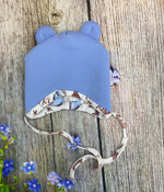 Комплект на выписку 5 предметов велюр "Сара" (Комбинезон, одеяло, бантик, шапочка, слип) (Цвет: Серый)