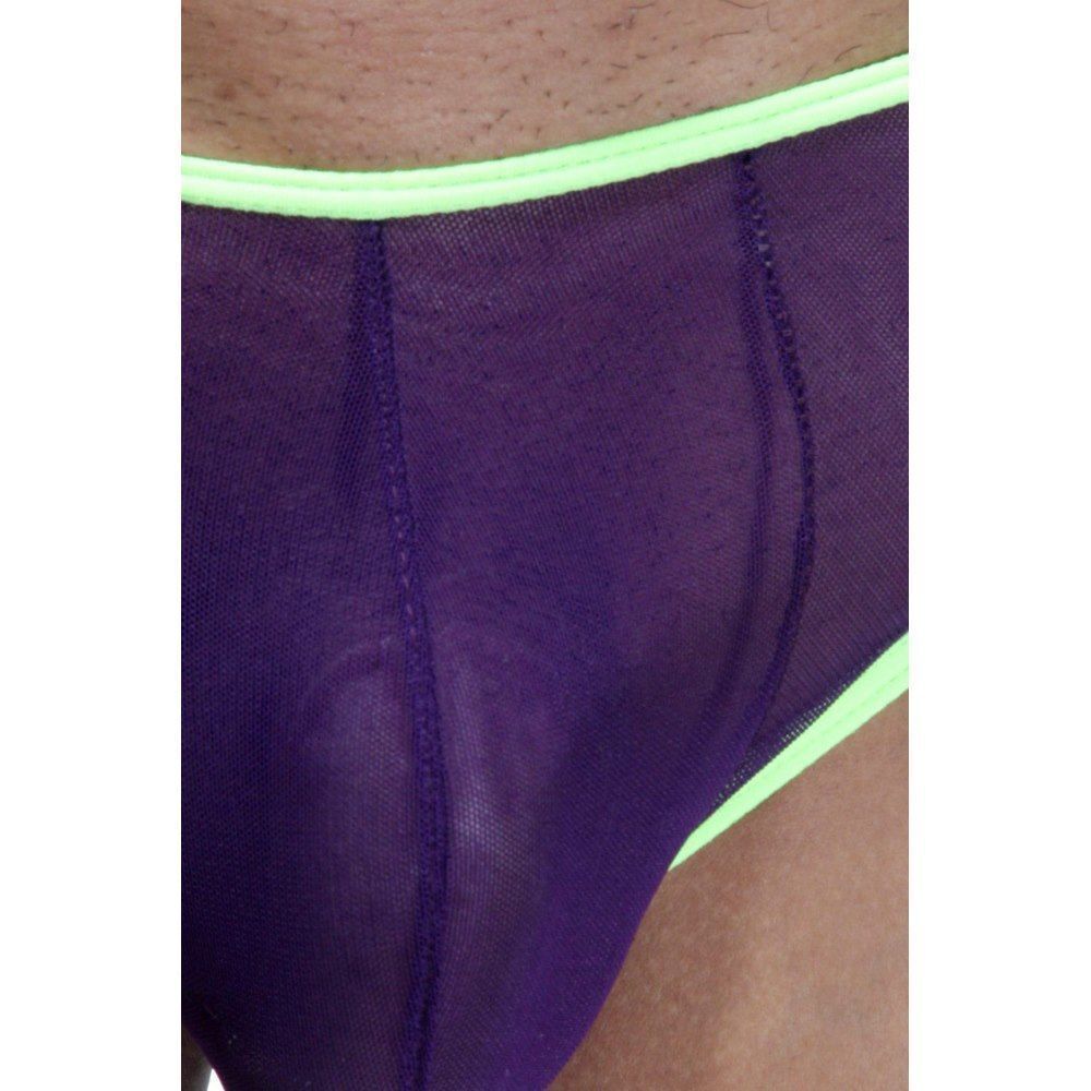 Мужские трусы слипы фиолетовые Cosmos Colors YS20PG