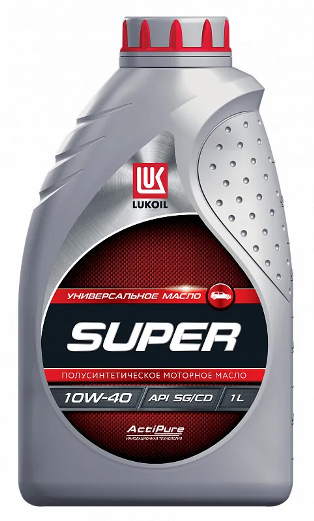 Моторное масло Лукойл Супер 10W-40, полусинтетическое, 1 л
