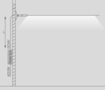 Подвесная система ICON 60Вт, 5730Лм, 4000К, COF лента