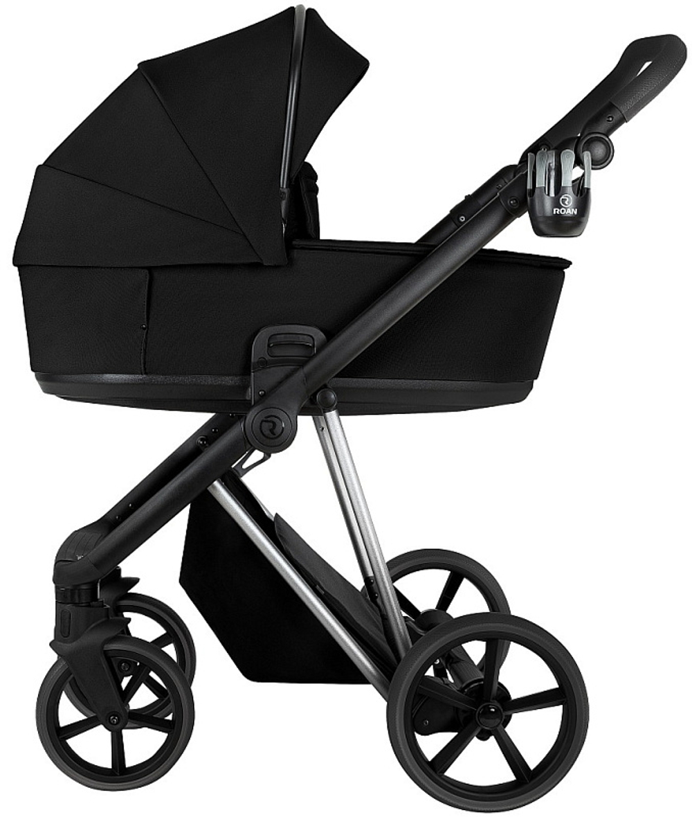 Коляска 2 в 1 Roan Sol Luxury Vintage 2.0 Caviar Black