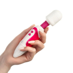 Бело-розовый ванд 18см с округлой головкой Сима-Ленд 7619006