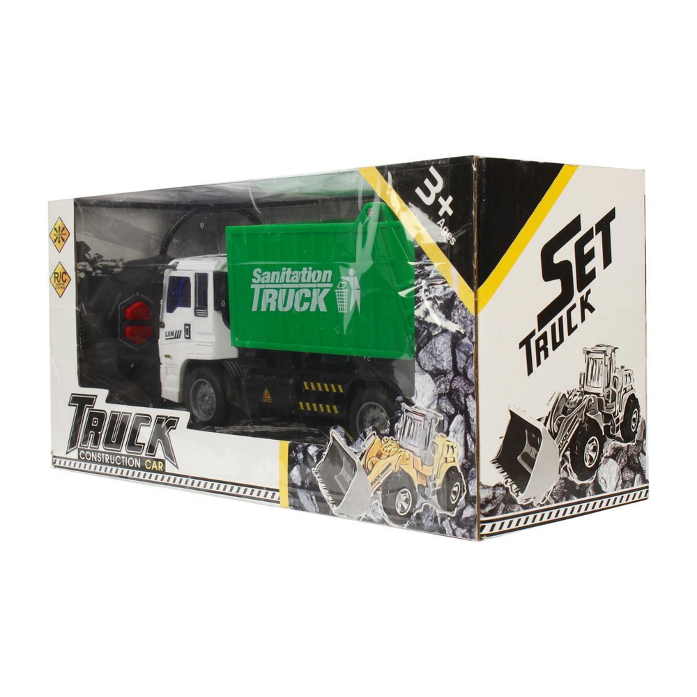 Машина р/у "Мусоровоз" 21 см. бат.3,6V в комплекте 2АА не в компл.