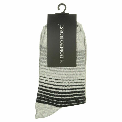 Мужские носки серые ROMEO ROSSI с шерстью 8042-3