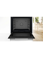 Электрический духовой шкаф Bosch HJG852YW0T, 60 см, 66 л, 8 режимов, гриль, традиционная очистка
