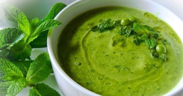 Крем-суп из брокколи с горошком, простой рецепт