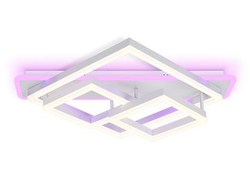 Потолочный светодиодный светильник с пультом 132W 3000K-6400K+RGB FA8531 WH белый Disk Acrylic Ambrella