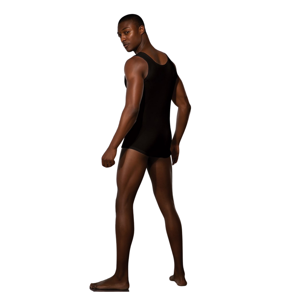 Мужское боди черное Doreanse Man Bodysuit 3010