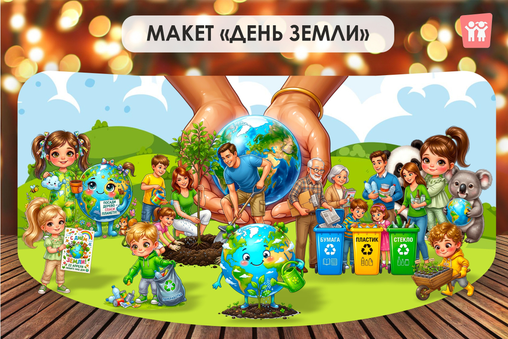 Макет "День Земли"