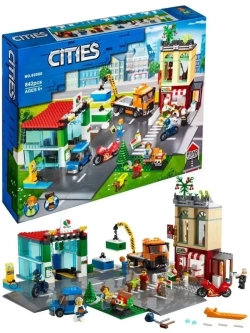 Конструктор Сити Центр города 842 детали 60060