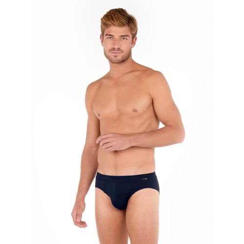Мужские трусы брифы темно-синие HOM Tencel Soft 40-2677-00RA