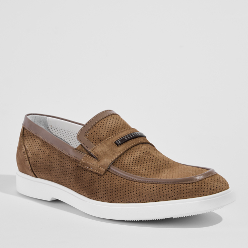 Замшевые полуботинки Bagatto 2872 бежевый