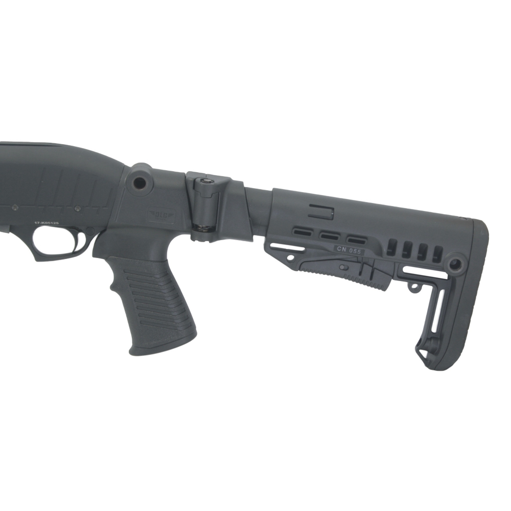 Складной приклад Hatsan Escort, DLG Tactical. Черный (арт.DLG9208)
