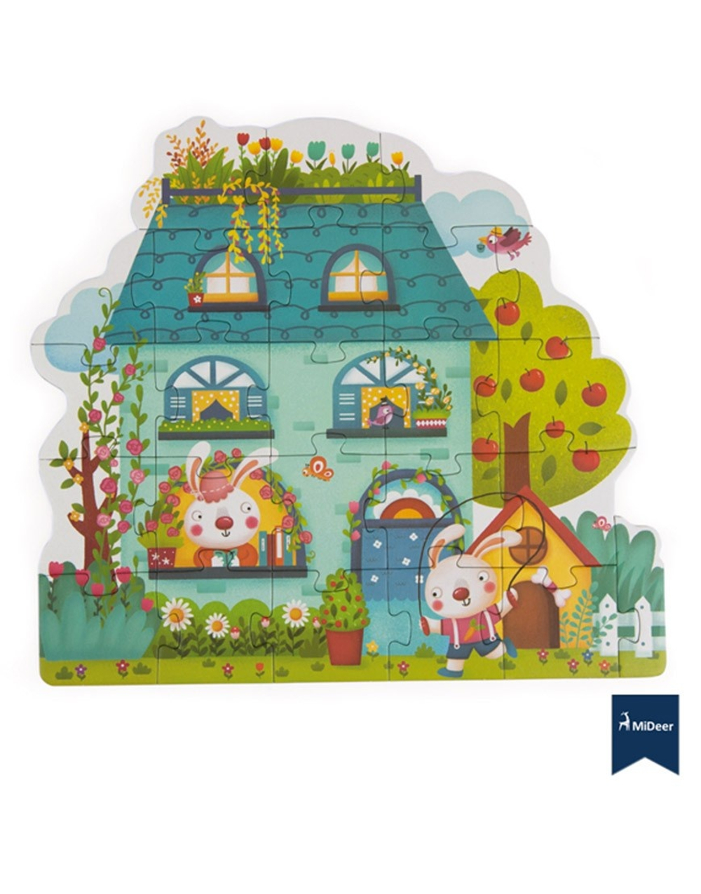 Пазл "Дом" Puzzle Lively Bazaar, 24 деталей