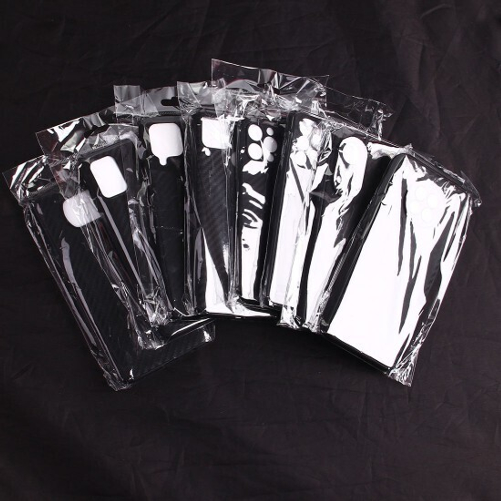 Чехол ТПУ карбон для Realme C15, 011068 Черный