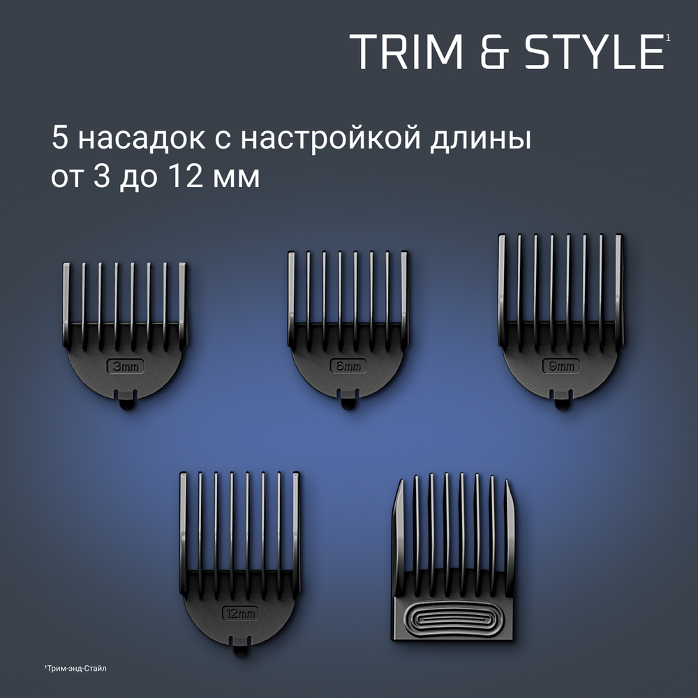 Мультитриммер Rowenta TRIM & STYLE 9в1 TN9155F1