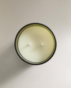 Zara Home Свеча ароматическая Tuberose 350 г, растительный воск, аромат цветочный, Розовый