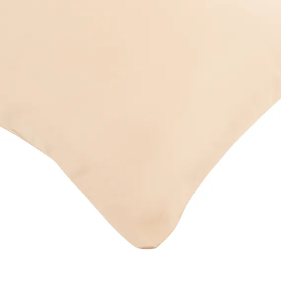 Набор из двух наволочек из сатина бежево-розового из коллекции essential, 50х70 см