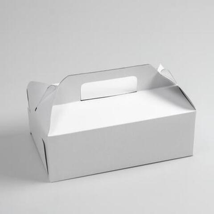 Коробка для рулета белая, 25 х 16 х 9 см