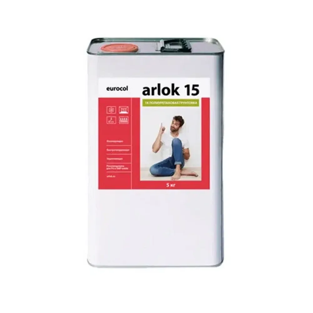 Грунтовка изолирующая Eurocol ARLOK 15 1К ПУ 5 кг