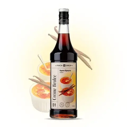 Крем-брюле 1.0л Pinch&Drop, сироп