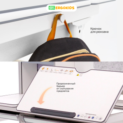 Стол письменный для школьника Ergokids Winnipeg Multicolor BD-630