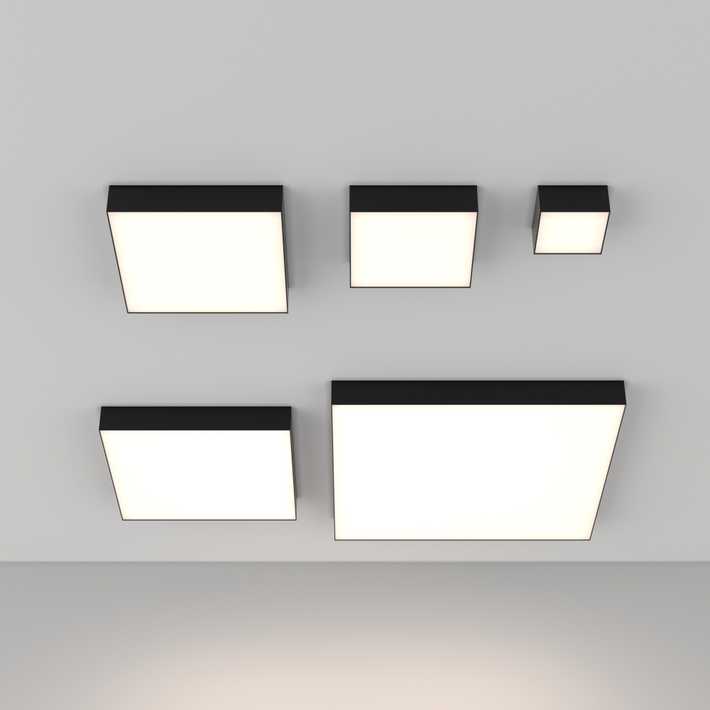 Потолочный светодиодный светильник Maytoni Zon C032CL-36W4K-SQ-B