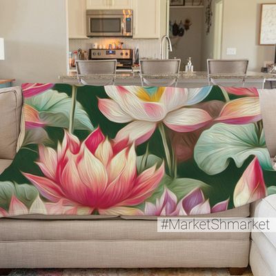 Пеленка муслиновая с принтом 