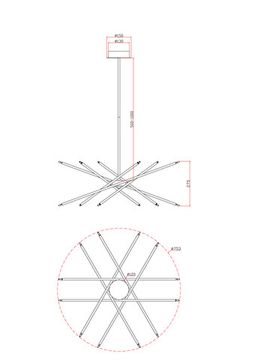 Подвесной светильник Freya FR5337PL-12G