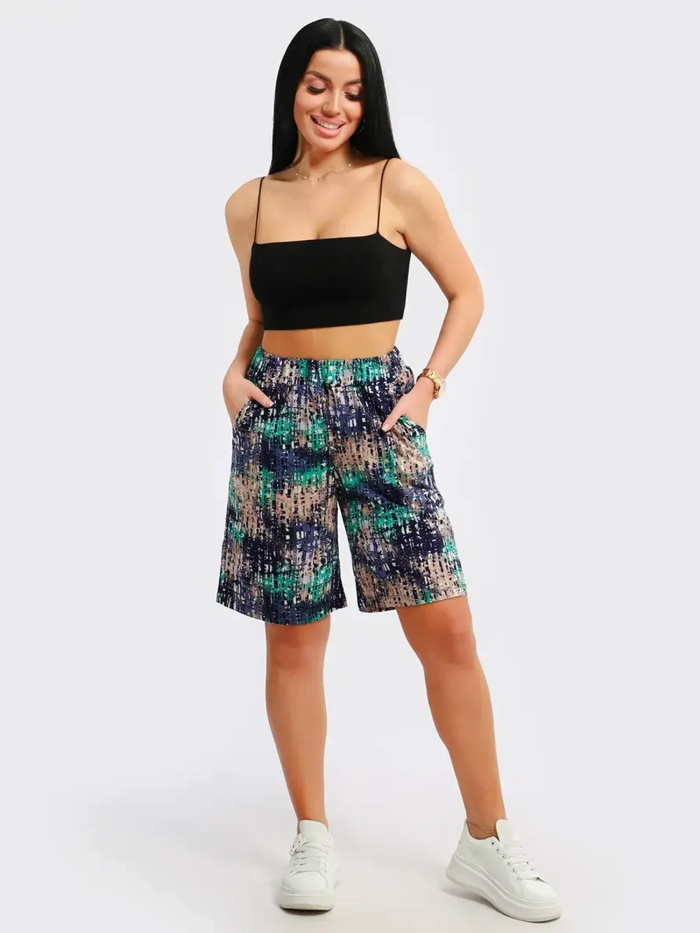 Шорты женские большие размеры