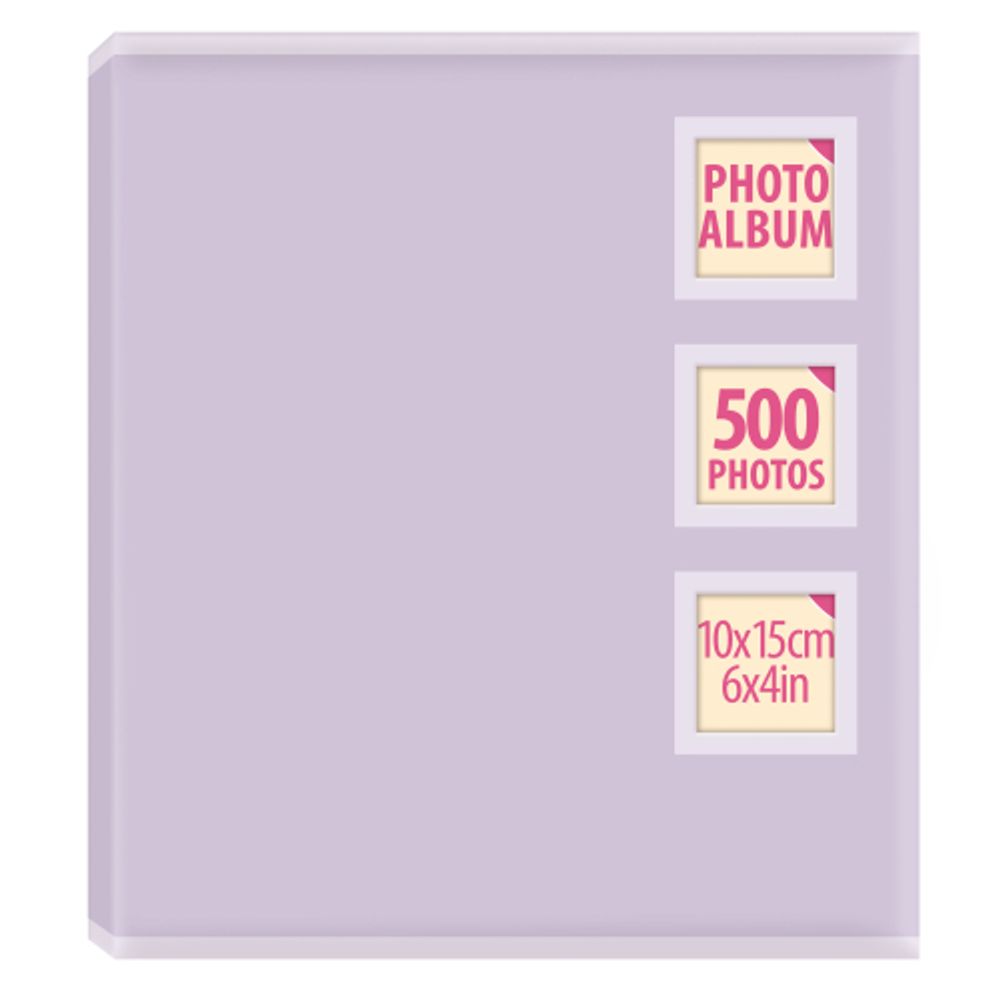 Innova Q4505292 Фотоальбом в ассортименте (3 дизайна) 500 фото 10*15 Однотонные фотоальбомы , карма | Innova