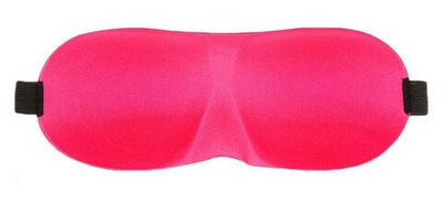 Розовая глухая маска на резинке (Цвет: розовый)