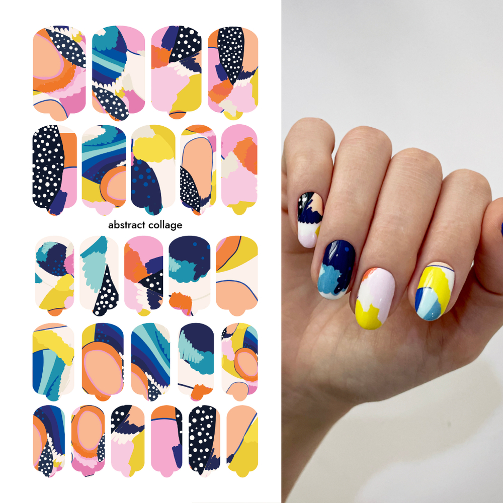Пленки для маникюра Provocative Nails abstract collage