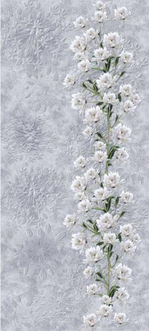 Панель ПВХ термопечать Нежность серо-сиреневая 280/2 2700х250 мм