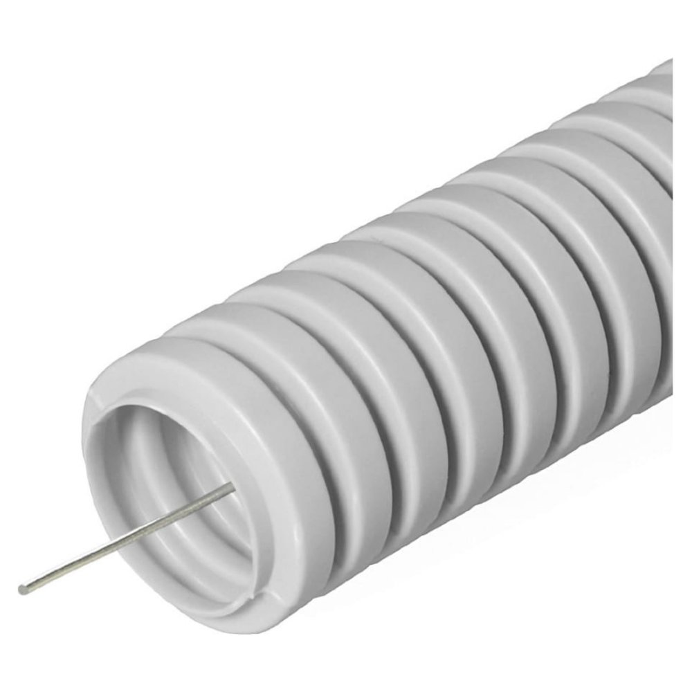 PR.031600 - Труба гофрированная ПВХ серая